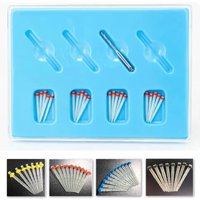20Pcs/box Dental Fiber Posts High Intensity Quartz Glass Fiber Resin Post Straight Screw Teeth Restorative Root Canal Fill Pile