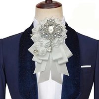 Luxury Men's Bow Ties Original Design French British Business Banquet Suit Shirts Collar Accessories High-end Wedding Bowtie