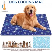 Dog Cooling Mat PVC Pet Waterproof Summer Cushion Cat Ice Pad Blanket Reusable Dog Cold Bed Pet Supplies for Indoor Outdoor Use