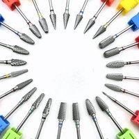Tungsten Carbide Nail Drill Bits Machine Nail Cutter Nail File Manicure Carbide Nail Drill Bit Dental Burs 1pc