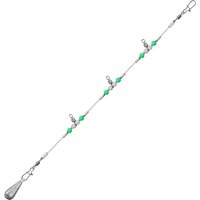 3pcs Fishing Leader Rig Night Luminous Beads with Swivels Snap Sea Fishing Rig 60cm 80cm 100cm 120cm