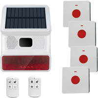 SOS Help Call Button Solar Emergency Alarm Siren Outdoor Panic Crisis Survival Self Defense Elderly Safety Alert Senior Old Care