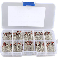 200 Pcs 10Value 1W Zener diode Assorted Kit Set 1N4728-1N4737 3.3V-7.5V Sample Box