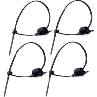 AliExpress NONE 4pcs Mountain Bike Bicycle Self-Locking Cable Tie Brake/Gear Hose Cable Line Route Guides Fixing Clips