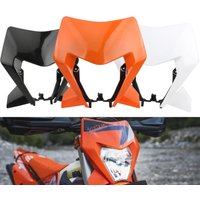 AliExpress PowerMotor For KTM Headlight Plate EXC 300 Enduro Motorcycle Mask SX XC SXF XCF 125-500 2024 Dirt Bike Motocross Accessories