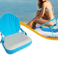 Kayak Seat Universal Padded Board Seats Comfortable Inflatable Detachable Adjustable Strap with Back Support for Kayaks Rafting