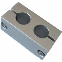 factory Pillar Parallel Clamp With The Same Diameter Optical Axis Fixing Steel Pipe Round Frame Connector dia 6 8 10 12 16 20
