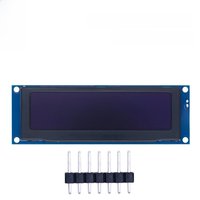 WAVGAT Real OLED Display 3.12" 256*64 25664 Dots Graphic LCD Module Display Screen LCM Screen SSD1322 Controller Support SPI