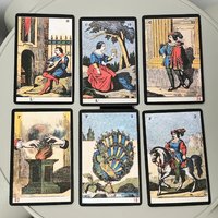 9*6cm 52 Pcs Oracle Sibyl Cards Every Day Oracle Deck