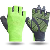 AliExpress RNO Rich Name Ocean Summer Cycling Gloves Fingerless Fitness Fishing Women Men Spring Gym Breathable Non-slip Yoga Elastic Sport Bicycle Gloves