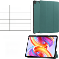 Luxury PU Leather Case For Teclast T50 P30S P40HD M40 Plus Pro P20HD P20S Smart Stand Cover Shockproof Tri-fold Light Weight Fun