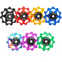 AliExpress ZTTO MTB Bicycle Transmission Pulley 11 Teeth Guide Wheel Built In Bearing Rear Derailleur Pulley Bicycle Accessories