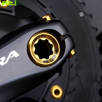 AliExpress NONE RISK M20x8mm Bicycle Crank Arm Bolt Titanium Mountain Road Bike Bottom Bracket Cap Chainwheel Crankset Screw BB Axis Screws