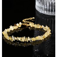 AliExpress buy bao ji JD Natural Citrines Gravel Stone Irregualr Chip Chakra Bracelet Women Fashion Jewelry Reiki Healing Adjustable Birthday Gifts