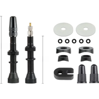 AliExpress DEEMOUNT Deemount 2pcs 40/60/80mm Bike Presta/FV Valve Stem for Tubeless Tire MTB Road Bike Bicycle No Tube Rim Parts