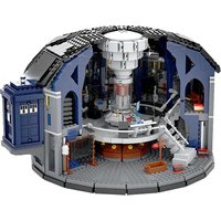 MOC Whos - 12th doctors Tardis Building Blocks Movies Doctors TARDIS Control Room Model Toys Bricks Adult Gift