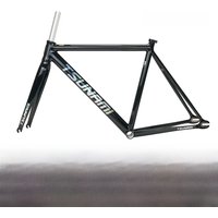 AliExpress Single Speed Bicycle Parts TSUNAMI SNM100 Fixed Gear Bike Frameset 700C Aluminum Frame Racing Track Fixie Bike Frame Set