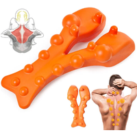 Trapezius Trigger Point Massager Release Neck and Shoulder Pain, Hunchback Corrector, Relieve Upper Back Pain & Tension Headache