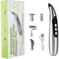 Electronic Acupuncture Pen Rechargeable Point Massager Therapy Massage Pen Pain Relief Meridian Energy Pen