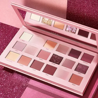 Pearlescent Matte Eyeshadow Palette With Makeup Mirror 9/18/35 Colors Glitter Shimmer Pigment Nude Long Lasting Eye Shadow