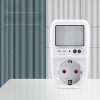 Electricity Power Meter Wattmeter LCD Energy Meter Billing Socket Electric Tester Measuring Outlet Power Analyzer EU FR Plug