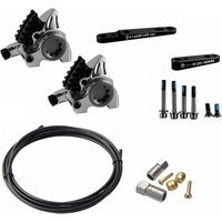 AliExpress yumaj ZR XG Flat Mount Caliper, Road Hydraulic Brake Caliper, ICE-TECH Pads, BMX Raceing Caliper, Full CNC Lightweight M1-XG-2KITS