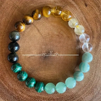 Chic Bead Bracelet Made Of Spherical Beads Symbol Of Health And Peace Match Daily Outfits Party Accessory Gift For Family/