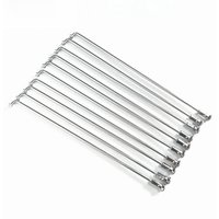 AliExpress NONE 10 pcs/lot 9G Diameter 3.5 mm*100-240mm Motorcycle Spokes 304 Stainless Steel E-bike motorcycle Wheel Spokes
