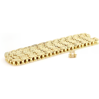 AliExpress Gold T8F chains 58L/88L/108L/126L/136L links with Spare Master Link For Mini Dirt BIKE Quad ATV 47cc 49cc Minimoto Pocket Bikes