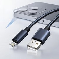 Baseus Fast Charging For iPhone Usb Cable 11 12 13 14 15 16 Pro Max Mini Xs Xr X 8 7 6 Plus 2.4A Wire For iPhone Charger Cord