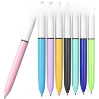 8 Pack Ballpoint Pens Multicolor 4-in-1 Colored Smooth Writing for Planner Journaling 0.7mm Multicolor Pens
