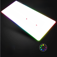 MRGLZY DIY Custom RGB Mouse Pad Game Table Pad Computer Mouse Pad LED Backlight Mouse Pad Keyboard Pad USB Glowing Mouse Pad
