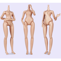 New 1/6 Fashion Doll Body 24.5cm Height Body White/ Normal/ Brown Skin Multi Joints Movable Body Dress Up Toys for Girls