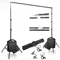 SH 2.6m*3m Suit Adjustable Backdrop Stand for Photography Wedding Photo Studio Backdrop Video Background Frame