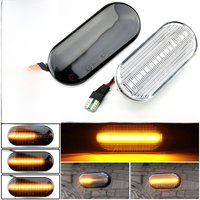 Dynamic LED Side Marker Signal Light Indicator Lamp For SEAT Leon 1P Ibiza Mk3 6L Mk4 6J Toledo Exeo Sedan Exeo Sedan Exeo ST