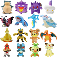 26 Styles Pokemon Gengar Snorlax Charizard Lapras Koffing Zeraora Plush Toys Cute Dialga Kyogre Ninetales Horsea Peluche Dolls