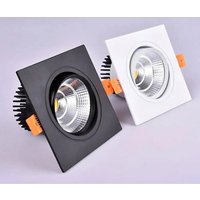 Led Spotlight Ceiling Lamp Recessed LED COB Downlight Dimmable 220V 110V Single double square Led Spot Light
