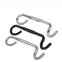 AliExpress UNO Bike Handlebar Bar Road Bicycle Handle Racing Bicycle Bent Handlebar 31.8mm 380/400/420/440mm Ultralight Bicycle Part