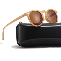 Brand Designer Women Men Polarized Sunglasses Vintage Round Lens Cool Driving Sun Glasses UV400 Oculos Cat Eyes Girl's Shades