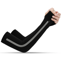 AliExpress TEROKK UV Solar Arm Sleeves Woman Men Cycling Fingerless Gloves Cool Muff Summer Ice Silk Elastic Arm Cover Driving Anti-Sunburn Sleeve