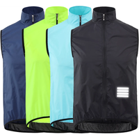 AliExpress KEMALOCE Cycling Vest Wind Navy Blue Men 2026 Sleeveless Bicycle Gilet Black Lightweight Outdoor Windproof MTB Sports Wind Vest