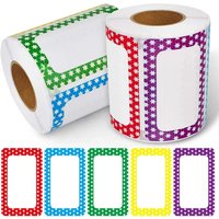 50-150pcs Colorful Blank Handwritten Name Stickers Labels Children School Teacher Offer Stationery Sticker Water Bottle Desk