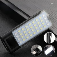 Rechargeable MINI LED Flashlight Worklight Keychain Light Camping Lamp Easy to Carry Multiple Lighting Modes Waterproof Material