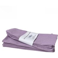Set Of 6 30X45CM Purple Cloth Napkins Reusable Washable Table Placemat For WeddingParty Home Dining table Decoration