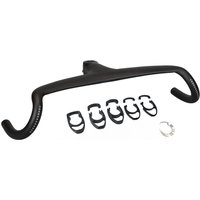 AliExpress BALUGOE Gravel Integrated Bicycle Handle Offset 25° Carbon Fiber Road Handlebar 5D Ultra Light Integrated Suitable for 28.6mm Forks