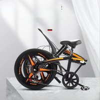 AliExpress smvp Cooya Folding Bicycle For Men And Women Ultra Lightweight And Portable 20 Inch No Installation Adult Variable Speed Bicycle 2025