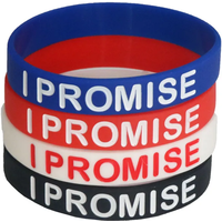 1PC Basketball Sports I Promise Silicone Bracelets&Bangles Letters Wristband Sports Rubber Fashion Jewelry Gifts SH053