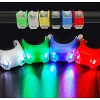 AliExpress NONE Silicone Bike Light Night Safety Warning Taillight LED Bicycle Front Rear Lamp Cycling Riding Bike Headlight Wheel Flash Light