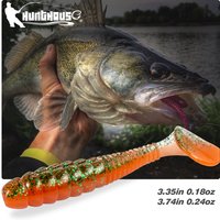 Hunthouse Soft Fishing Easy Shiner Shad Zander Baits 85mm/5.3g Swimbait For Fishing Bass Wobblers Pesca silicone leurre lw212
