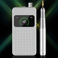 New 80W Ultra Smooth Brushless Motor Handle 0-40000RPM Wireless Rechargeable E-file Nail Drill Machine